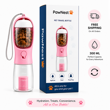 PawNest™ – Smart Travel Bottle