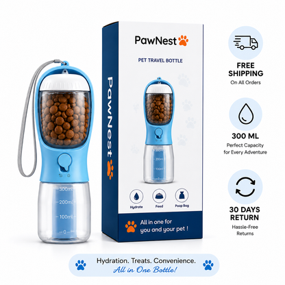 PawNest™ – Smart Travel Bottle