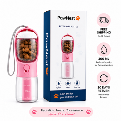 PawNest™ – Smart Travel Bottle