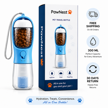 PawNest™ – Smart Travel Bottle
