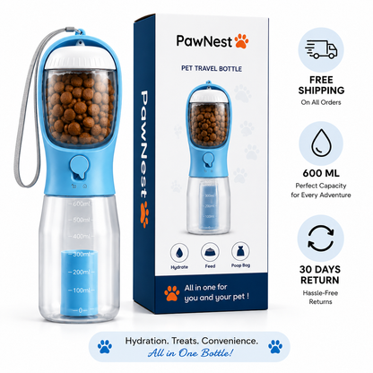PawNest™ – Smart Travel Bottle
