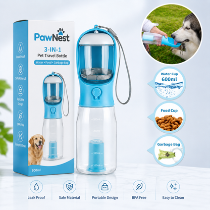 PawNest™ – Smart Travel Bottle