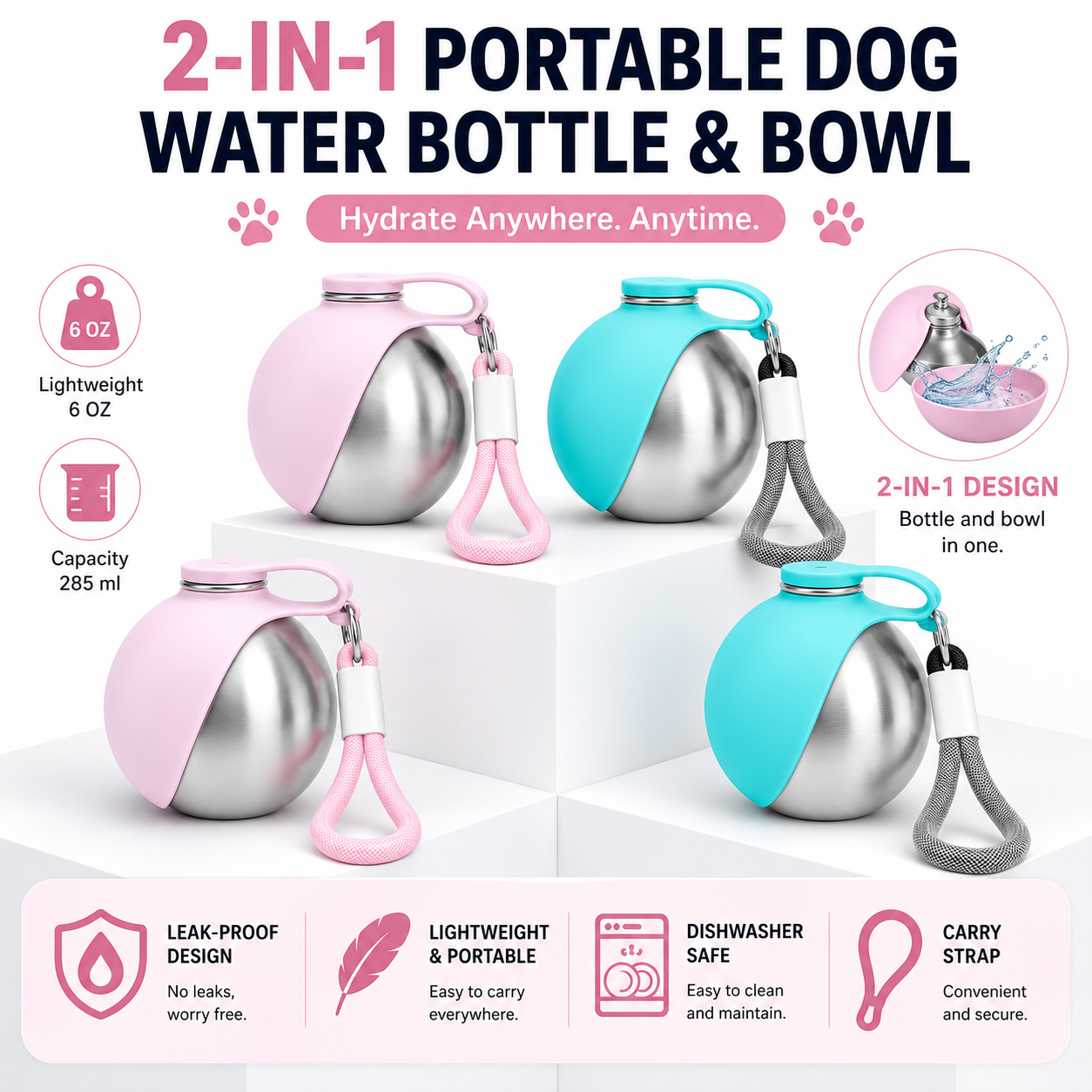 PawNest Stainless Steal Bottle