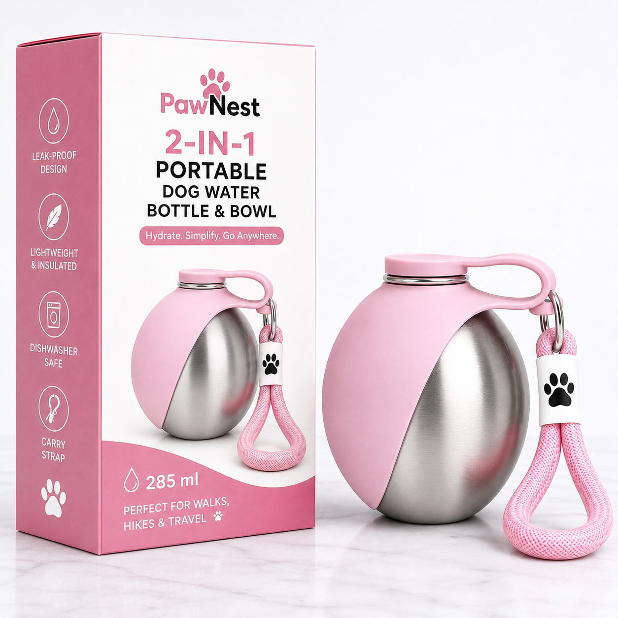 PawNest Stainless Steal Bottle